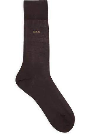 HUGO BOSS Calcetines de largo normal en algodón egipcio mercerizado con logo