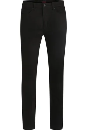 HUGO BOSS Jeans slim fit de denim elástico ultranegro