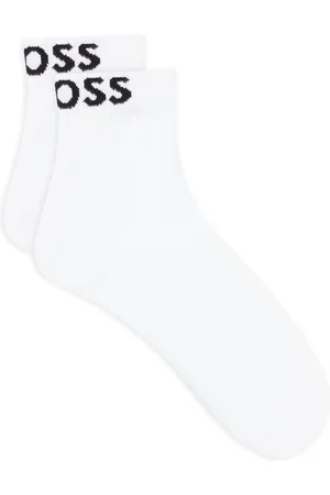 HUGO BOSS Paquete de 2 pares de calcetines cortos con logos en contraste