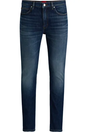 HUGO BOSS Jeans extra slim fit de denim elástico oscuro