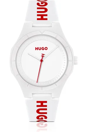 HUGO BOSS Reloj mate con correa de silicona de la marca