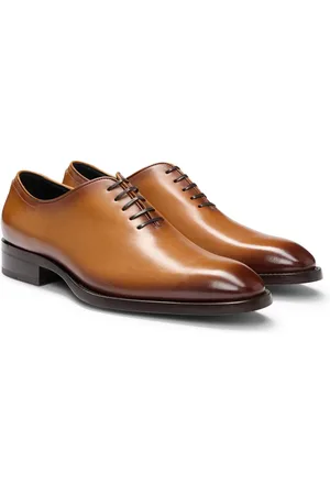 HUGO BOSS Zapatos Oxford elaborados en Italia en piel pulida