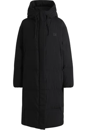 HUGO BOSS Chaqueta de plumón repelente al agua con detalle del logo apilado