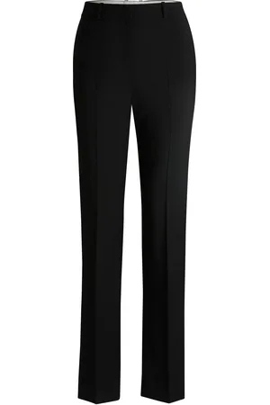HUGO BOSS Pantalones regular fit en lana virgen italiana