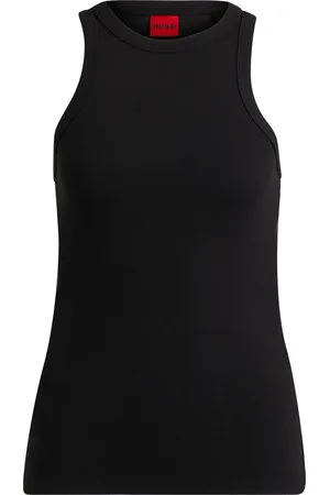 HUGO BOSS Camiseta de tirantes slim fit en mezcla de algodón elástico
