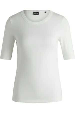 HUGO BOSS Camiseta slim fit en modal elástico