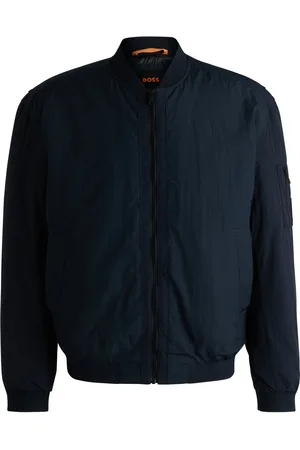 HUGO BOSS Chaqueta bomber repelente al agua con insignia de logo