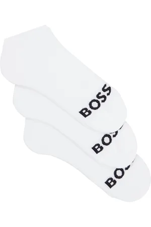 HUGO BOSS Paquete de 3 pares de calcetines a la altura del tobillo con logos en contraste