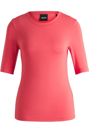 HUGO BOSS Camiseta slim fit en modal elástico