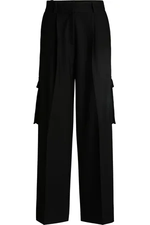 HUGO BOSS Pantalones cargo regular fit de material elástico
