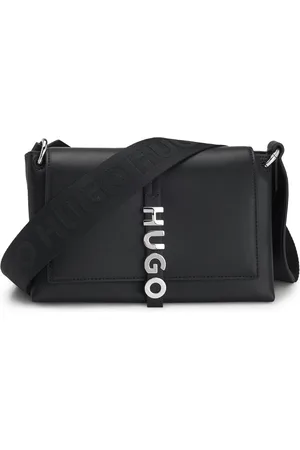 HUGO BOSS Bolso de bandolera de piel sintética con cierre de logo metálico