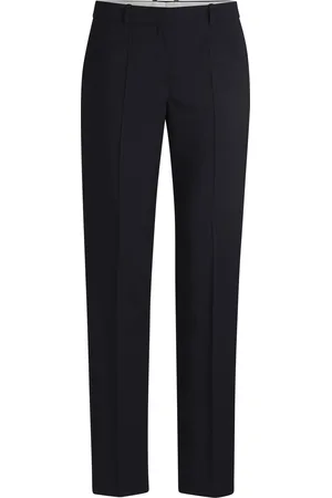 HUGO BOSS Pantalones regular fit en lana virgen italiana