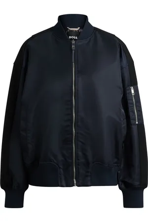 HUGO BOSS Chaqueta bomber repelente al agua con bolsillo de cremallera en la manga