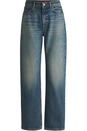 HUGO BOSS Jeans relaxed fit de denim con efecto teñido