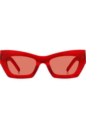 HUGO BOSS Gafas de sol de acetato con herrajes de la marca