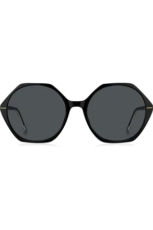 HUGO BOSS Gafas de sol de acetato con montura angular