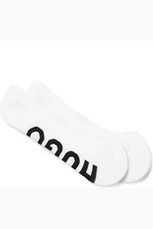 HUGO BOSS Paquete de dos pares de calcetines invisibles con talón de silicona