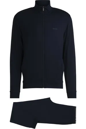 HUGO BOSS Chándal relaxed fit en tejido elástico con detalles de logo