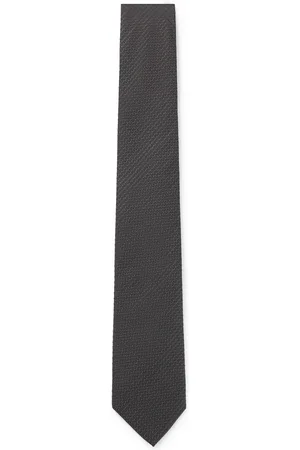 HUGO BOSS Corbata de seda en jacquard con textura