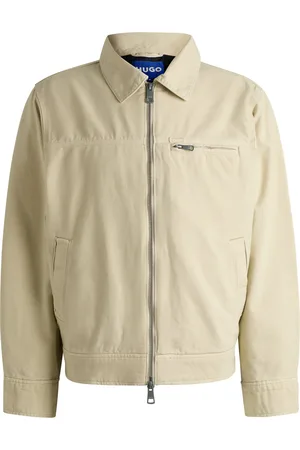 HUGO BOSS Chaqueta acolchada regular fit en lona de algodón