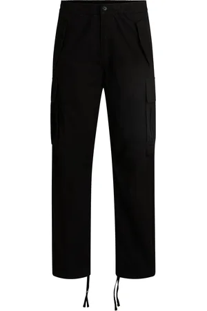 HUGO BOSS Pantalones cargo baggy fit de algodón antidesgarros