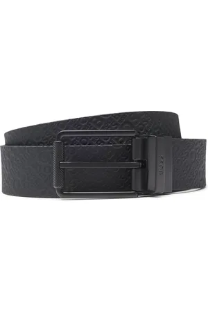 HUGO BOSS Cinturón reversible de piel italiana