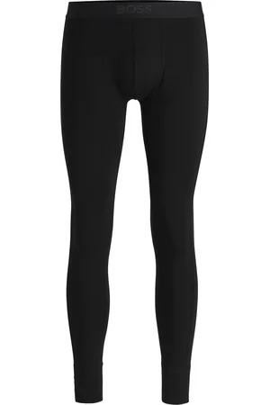 HUGO BOSS Calzoncillos largos térmicos con logo en la cintura