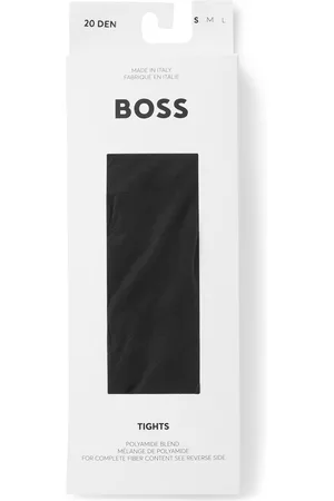 HUGO BOSS Medias de 30 denieres con detalle de logo