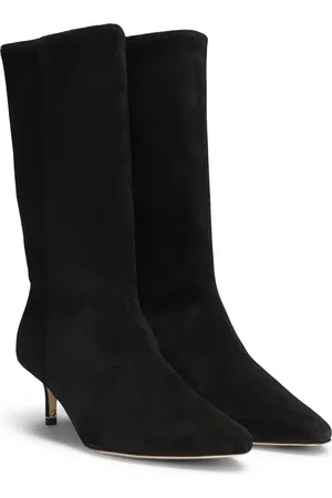 HUGO BOSS Botas de ante con monograma Double B