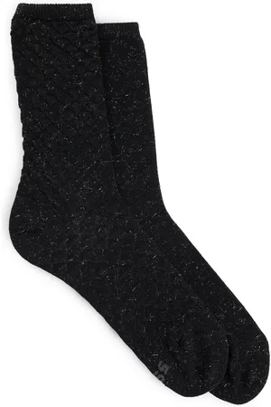 HUGO BOSS Paquete de dos pares de calcetines de largo estándar con efecto de brillo