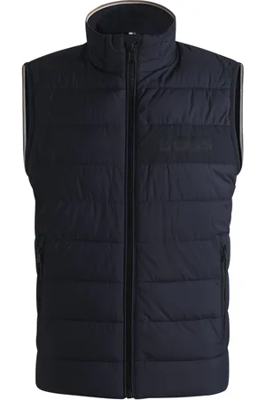HUGO BOSS Chaleco repelente al agua con logo tonal
