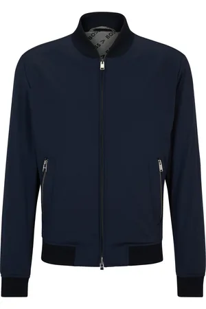 HUGO BOSS Chaqueta slim fit en punto técnico elástico