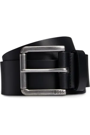 HUGO BOSS Cinturón de piel con detalle de la marca en la hebilla