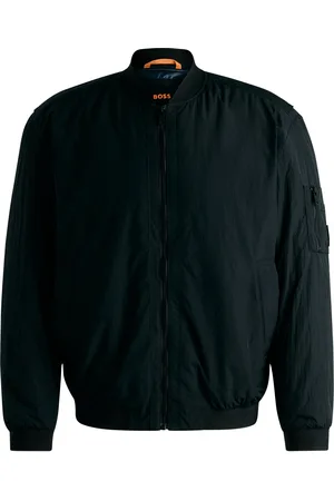 HUGO BOSS Chaqueta bomber repelente al agua con insignia de logo