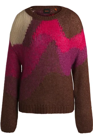 HUGO BOSS Jersey de punto con estampado de inspiración paisajística