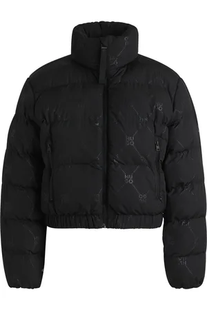 HUGO BOSS Chaqueta acolchada relaxed fit con motivo de logo apilado