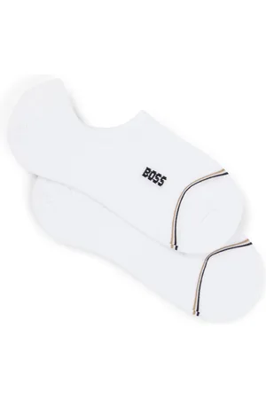 HUGO BOSS Paquete de 2 calcetines a la altura del tobillo con detalles de la marca