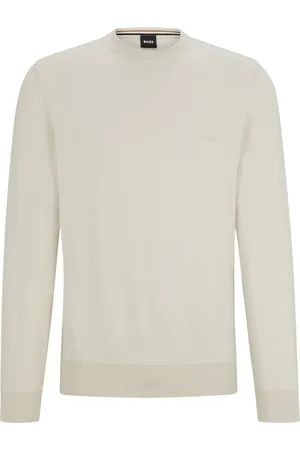 HUGO BOSS Jersey de algodón con logo bordado