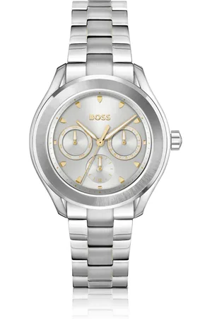 HUGO BOSS Reloj con pulsera de eslabones y esfera gris