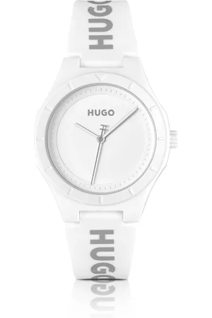 HUGO BOSS Reloj con correa de silicona de la marca y esfera en mate