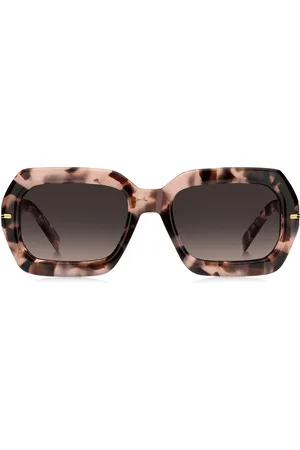 HUGO BOSS Gafas de sol en rosa habana con bisagras en tono dorado