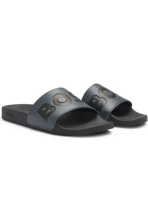 HUGO BOSS Chanclas fabricadas en Italia con detalle de logo grande