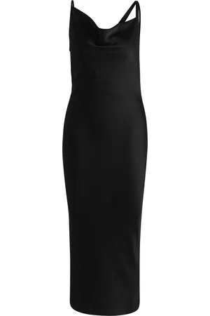 HUGO BOSS Vestido de cóctel NAOMI x con escote drapeado asimétrico