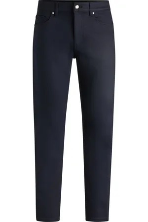 HUGO BOSS Vaqueros Porsche x tapered fit de tejido vaquero elástico técnico en tono azul