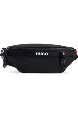 HUGO BOSS Riñonera con logo en contraste y correa ajustable