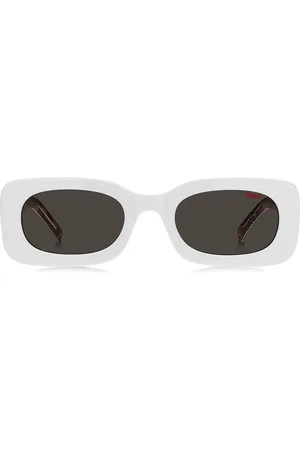 HUGO BOSS Gafas de sol de acetato con eslóganes en la correa desmontable