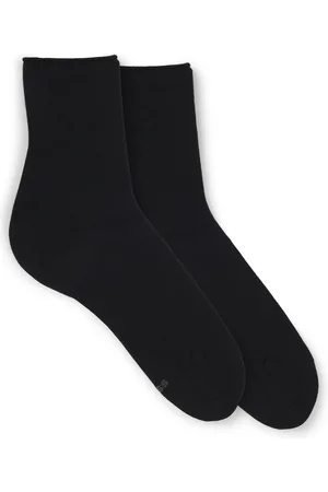 HUGO BOSS Paquete de dos pares de calcetines de mezcla de bambú y viscosa