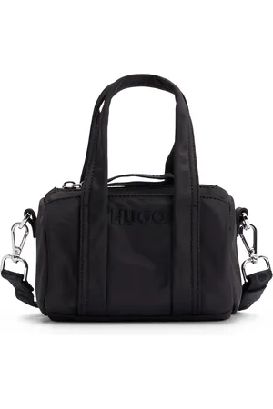 HUGO BOSS Bolso de bandolera con logo bordado y cremallera de la marca
