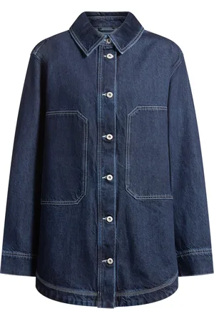 HUGO BOSS Cazadora oversize fit de denim con costuras en contraste