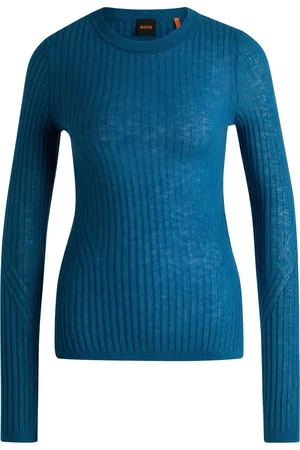 HUGO BOSS Jersey slim fit en mezcla de lana